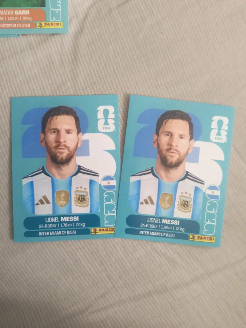 Lámina Messi Panini Mundial 2026