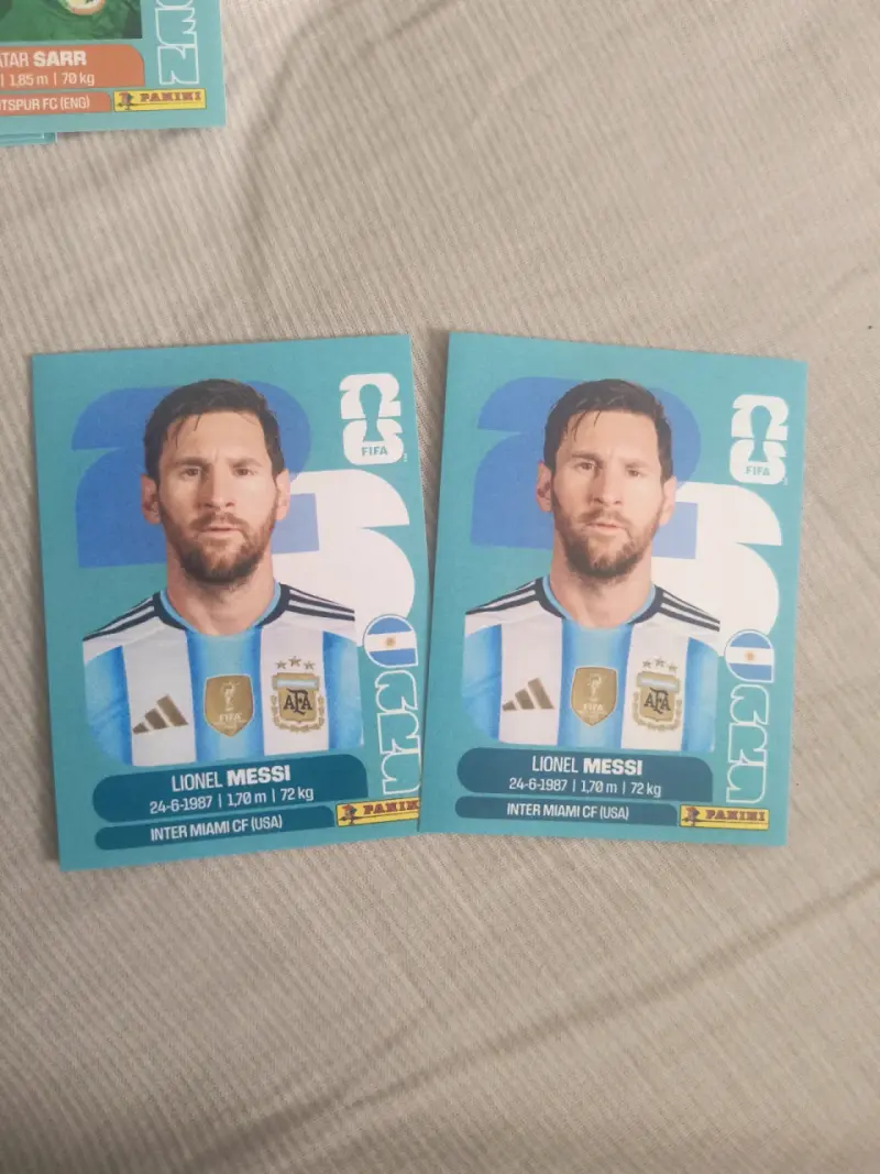 Lámina Messi Panini Mundial 2026