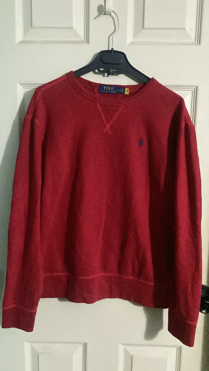 Poleron Crewneck Rojo Polo Ralph Lauren - 1