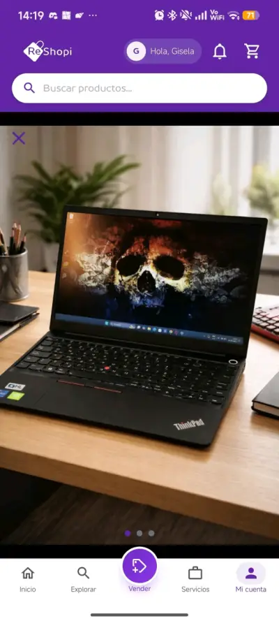 Laptop Lenovo ThinkPad E15 usada - miniatura 1