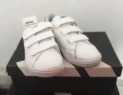 Zapatillas blancas infantiles Adidas - miniatura 4