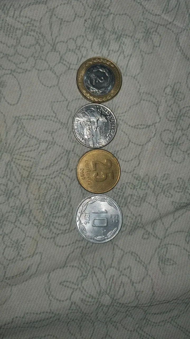 Colección de monedas variadas