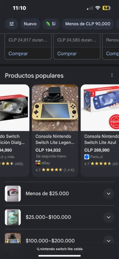 Nintendo Switch Lite dorada - miniatura 4