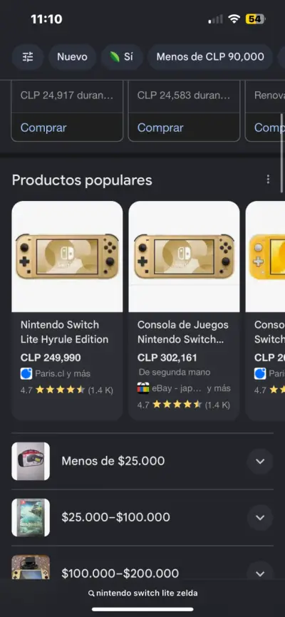 Nintendo Switch Lite dorada - miniatura 5