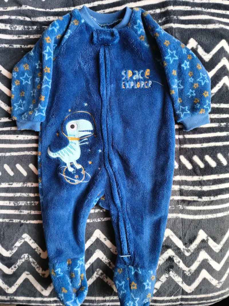 Pijama enterito azul Space Explorer - 1