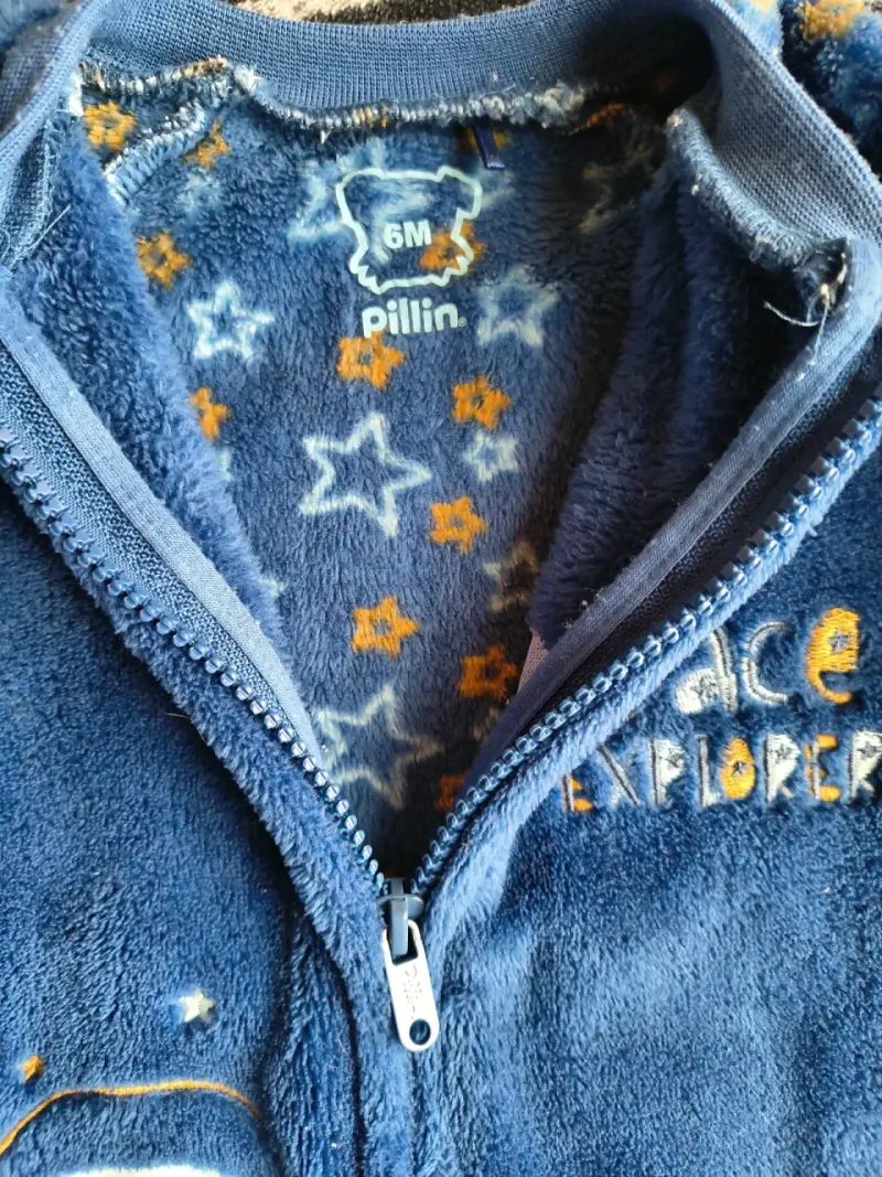 Pijama enterito azul Space Explorer - 2