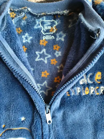 Pijama enterito azul Space Explorer - miniatura 2
