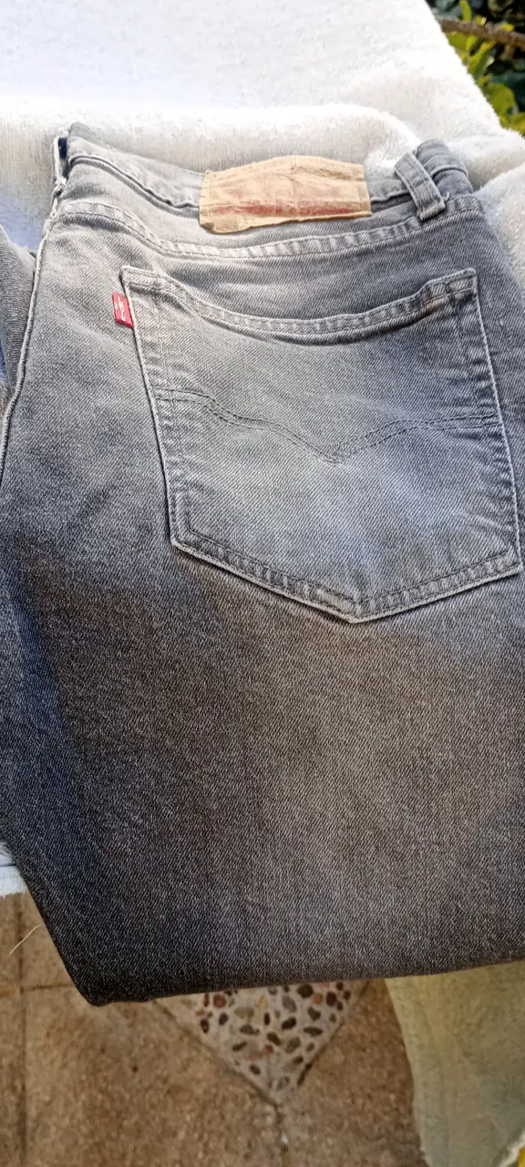 Jeans grises de mezclilla - 1