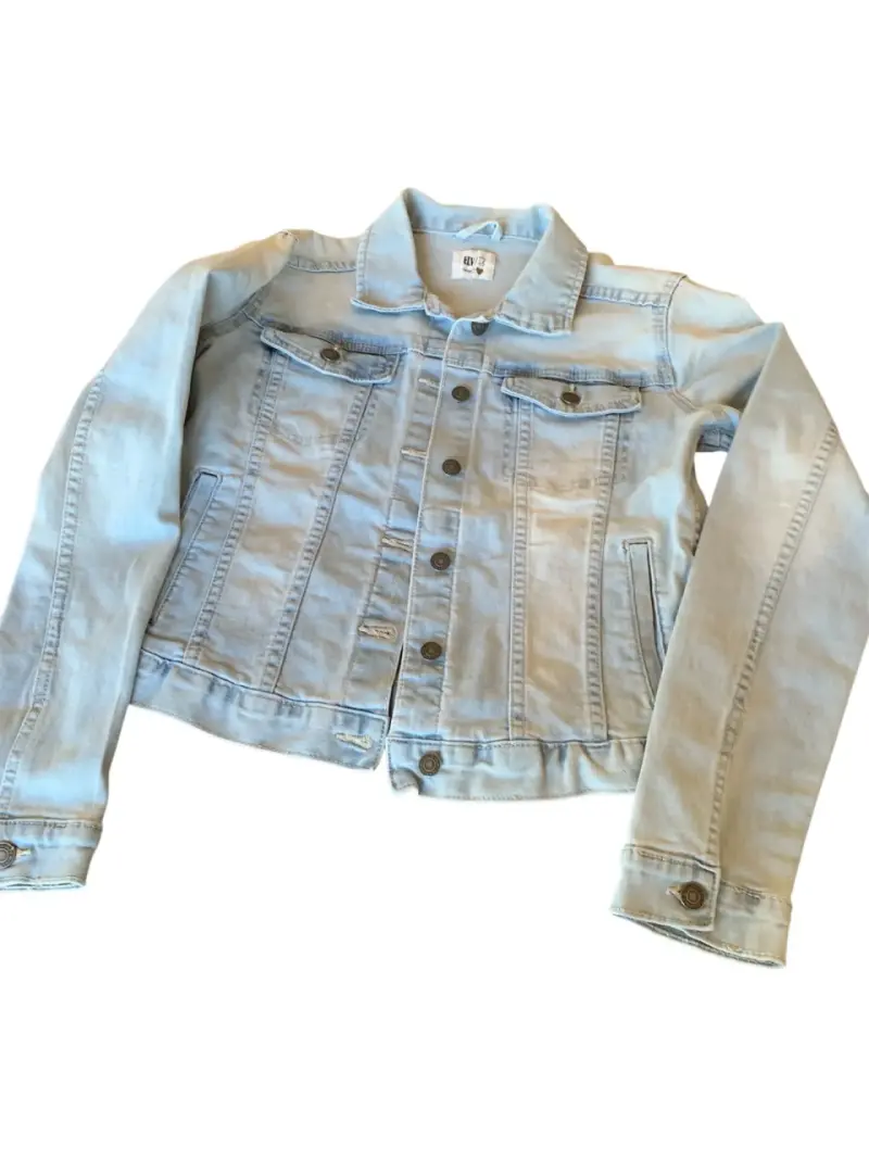 Chaqueta de mezclilla clara - 5