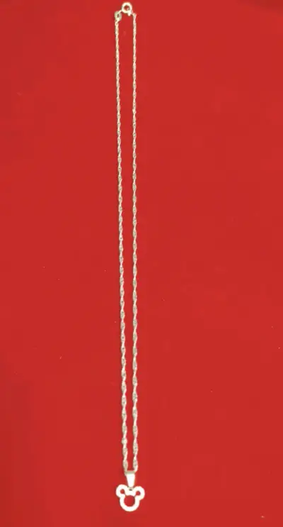 Collar de plata 925, nacional ,con dije - miniatura 2
