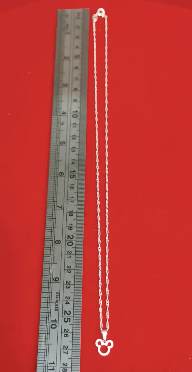 Collar de plata 925, nacional ,con dije - 3