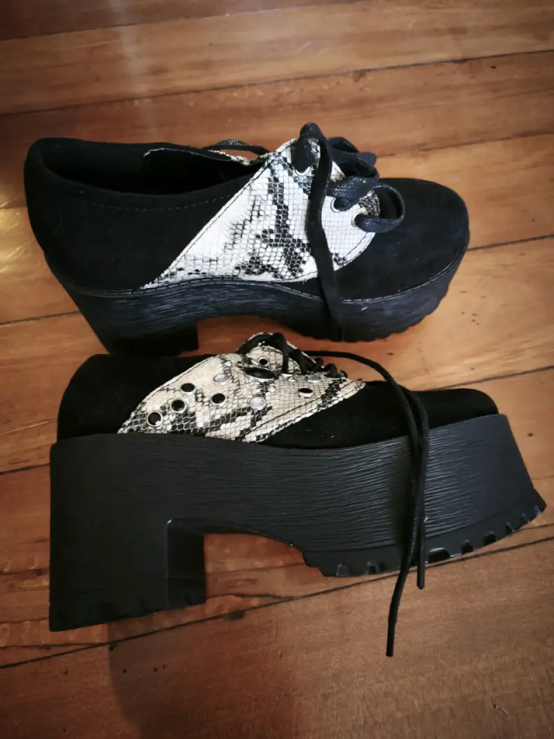 Zapatos negros con plataforma - 3