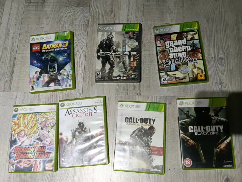 Lote de videojuegos Xbox 360