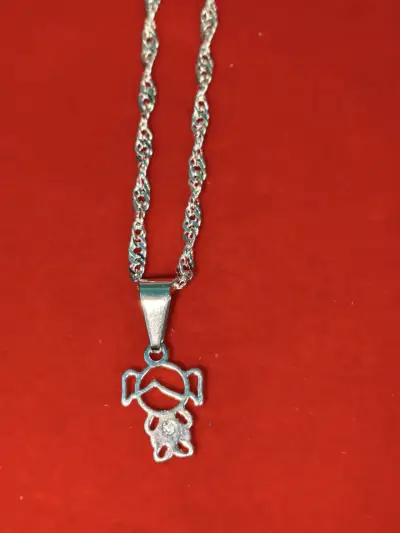 Collar colgante de plata 925, nacional niña - miniatura 1