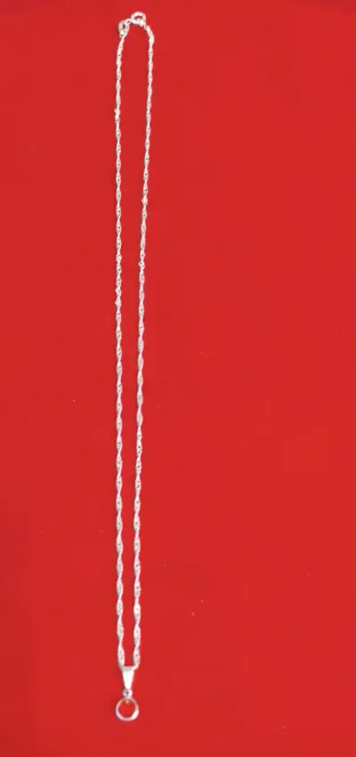 Collar con colgante de piedra roja, plata 925, nqc - miniatura 2