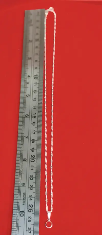 Collar con colgante de piedra roja, plata 925, nqc - miniatura 3