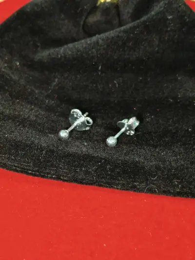 Aros de plata 925, nacional, pequeños - miniatura 1