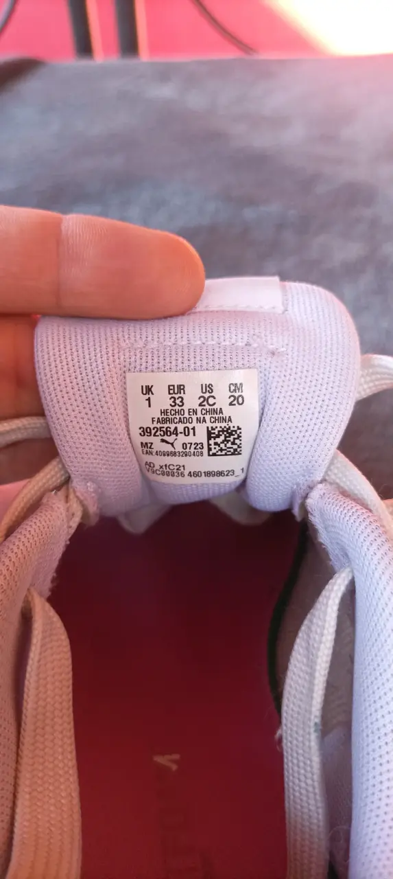 Zapatillas puma niña blancas y rosas - 6