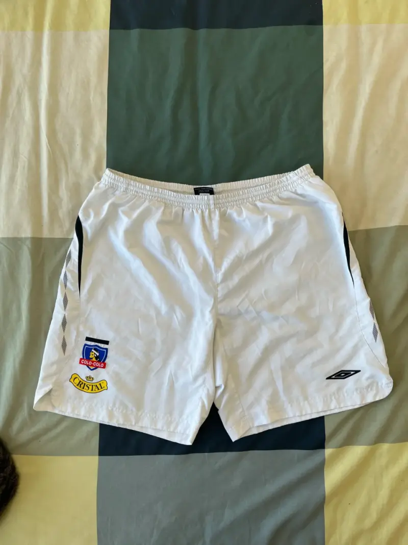 Short deportivo Colo-Colo blanco - 1