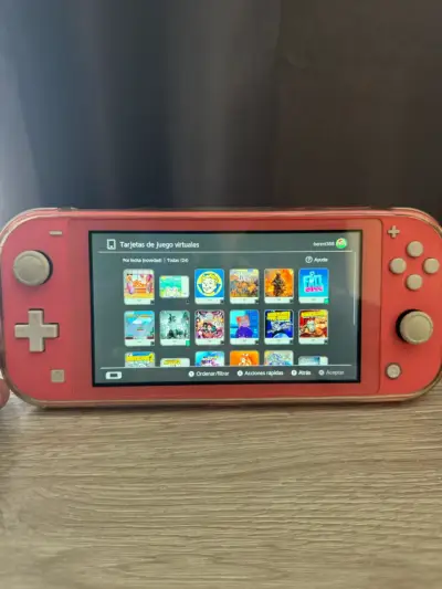 Nintendo switch lite 32gb con 12 juegos digitales - miniatura 1