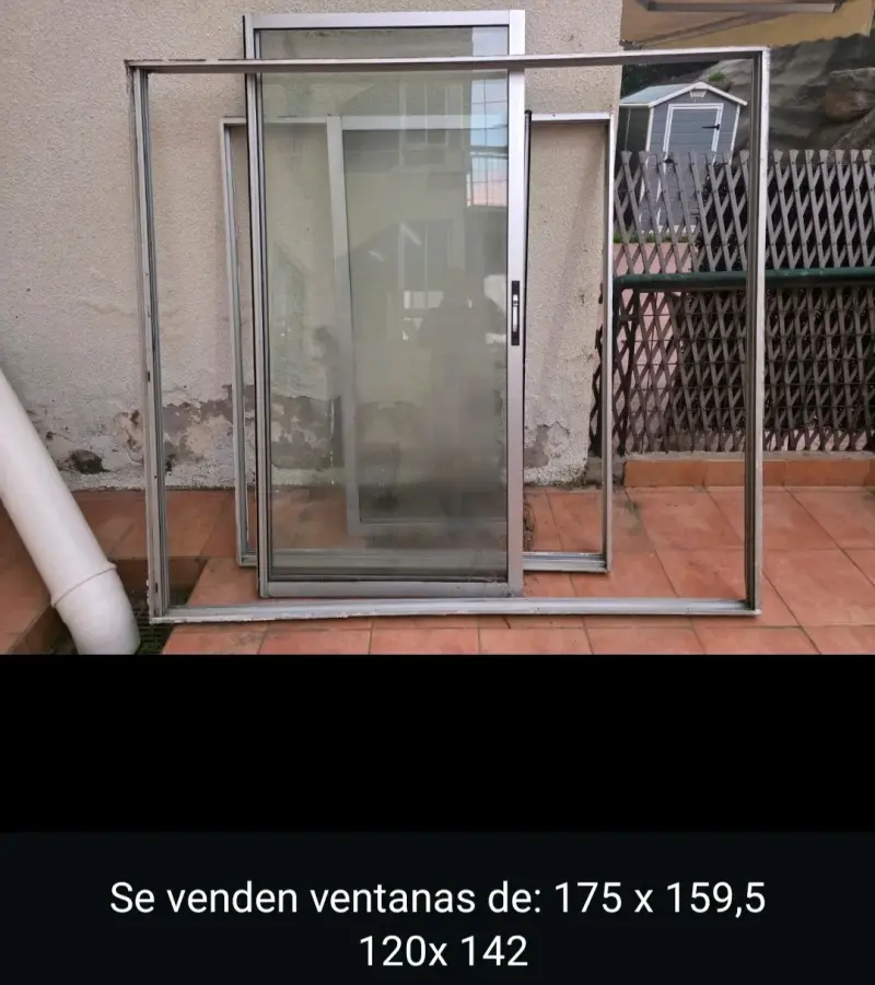 Ventanas corredizas de aluminio