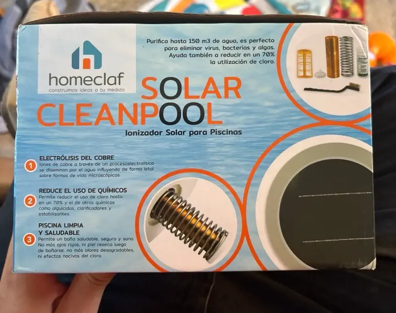 Ionizador solar para piscina 150m3 - 1