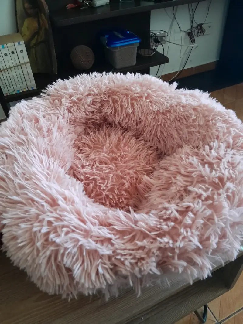 Cama rosada para mascotas - 1