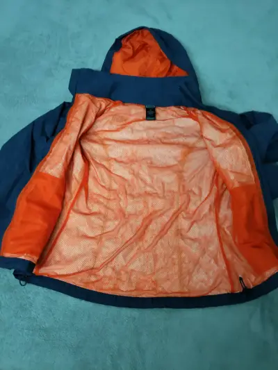 Chaqueta con capucha azul marca "the North face " - miniatura 4