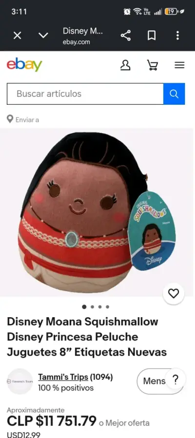 Squishmallow Disney - miniatura 3