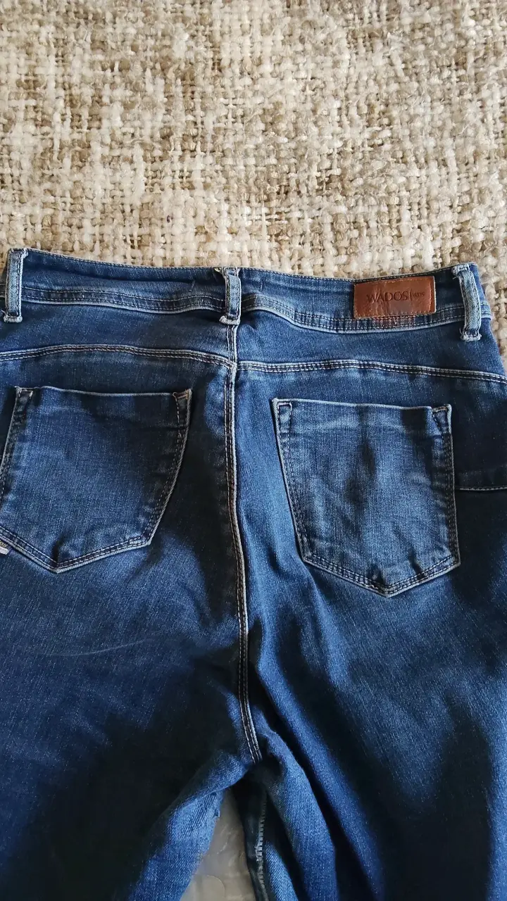Jeans azul oscuro mujer - 2