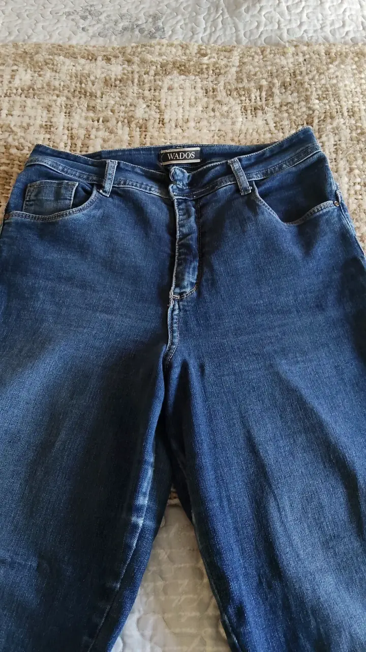 Jeans azul oscuro mujer - 3