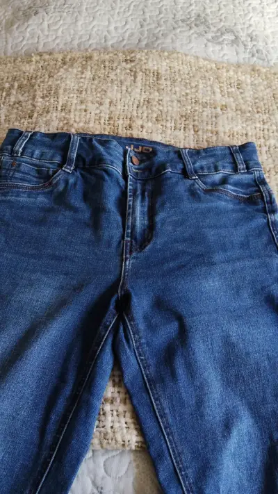 Jeans azul oscuro mujer - miniatura 6