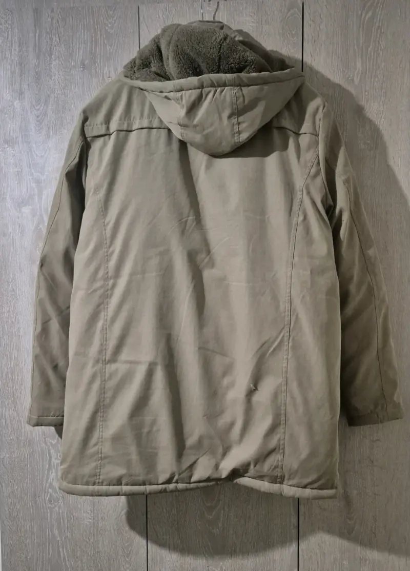 Parka caqui con capucha - 2