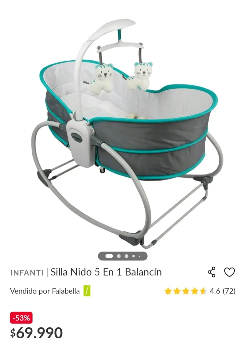 Silla Nido Infanti 5 en 1