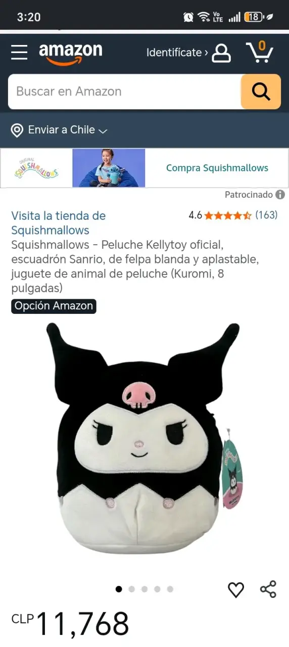 Squishmallow Kuromi - 3