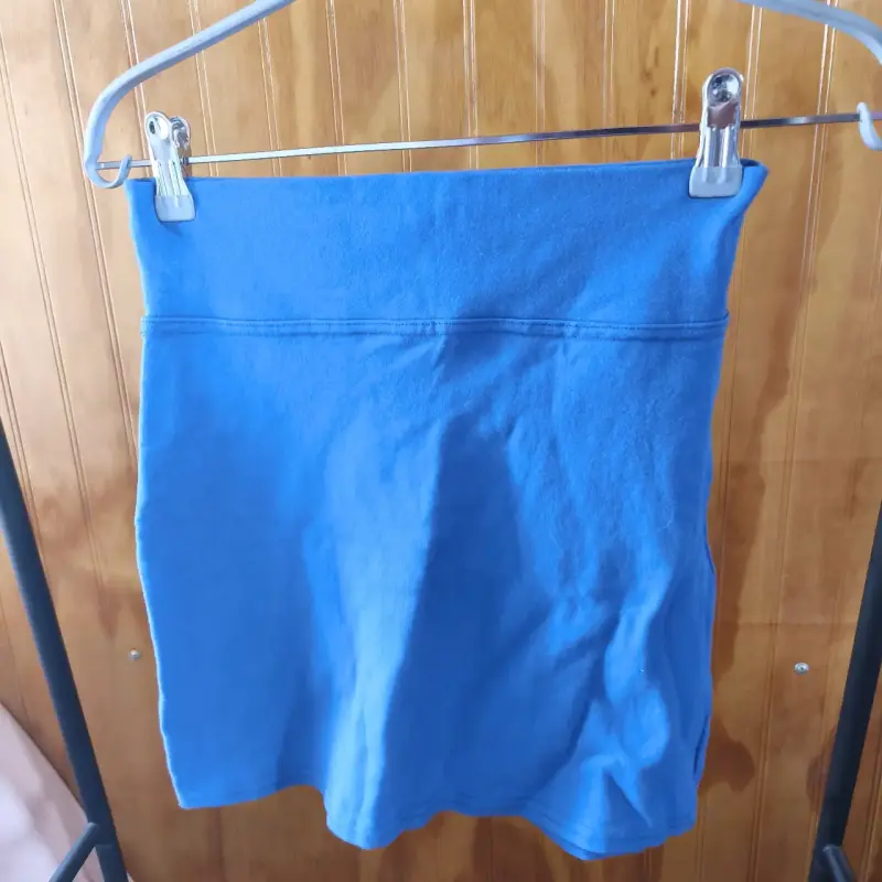 Falda azul casual - 2