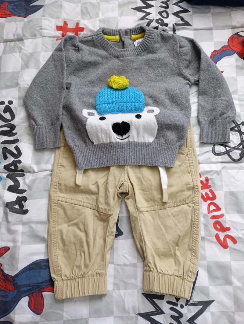 Conjunto niño polar y pantalón - 3