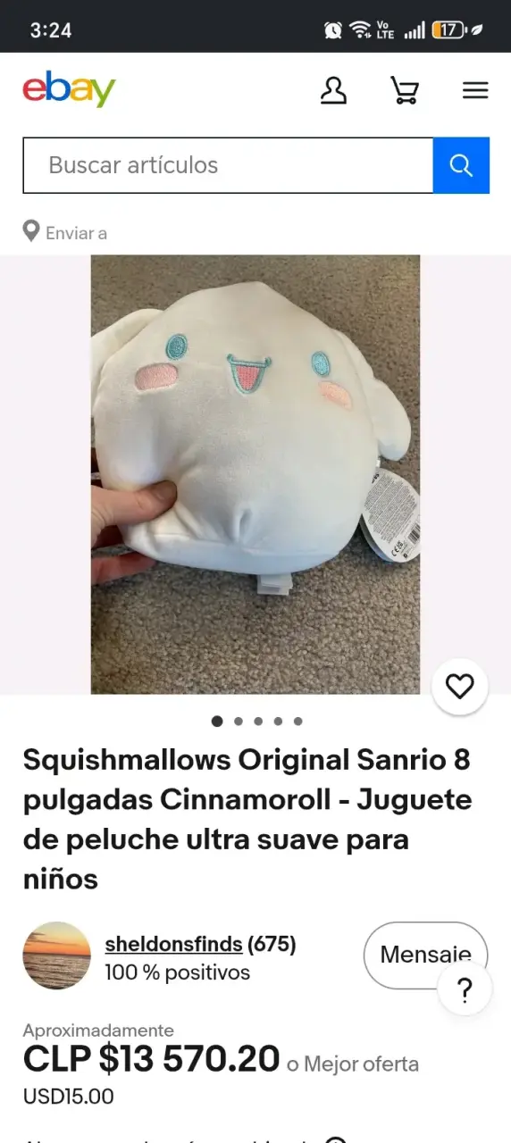 Squishmallow Cinnamoroll - 3