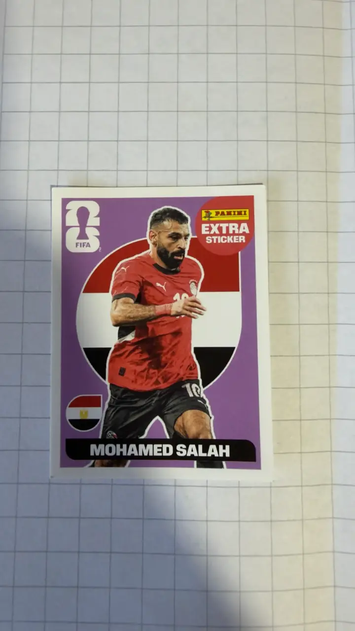 Lámina extra Panini Mohamed Salah