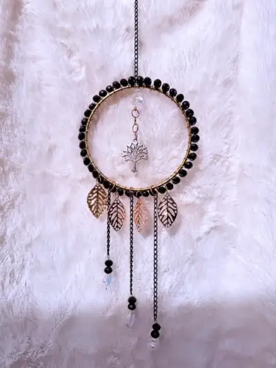 Atrapasueños decorativo boho chic - miniatura 1