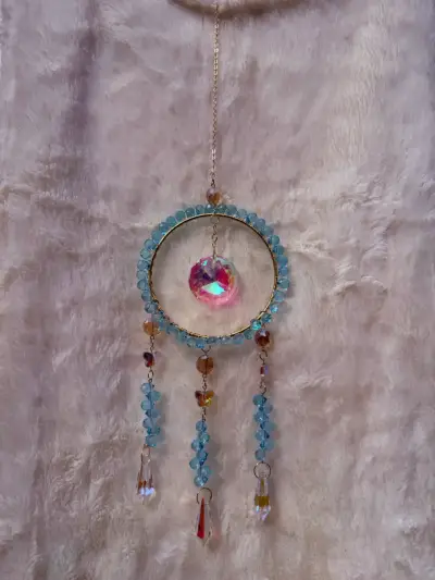 Atrapasueños decorativo boho chic - miniatura 4