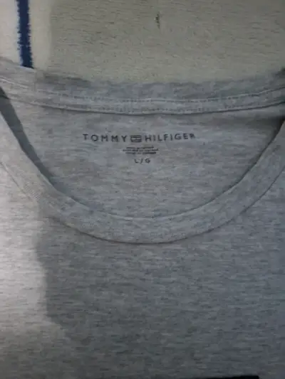 Polera gris Hilfiger - miniatura 2
