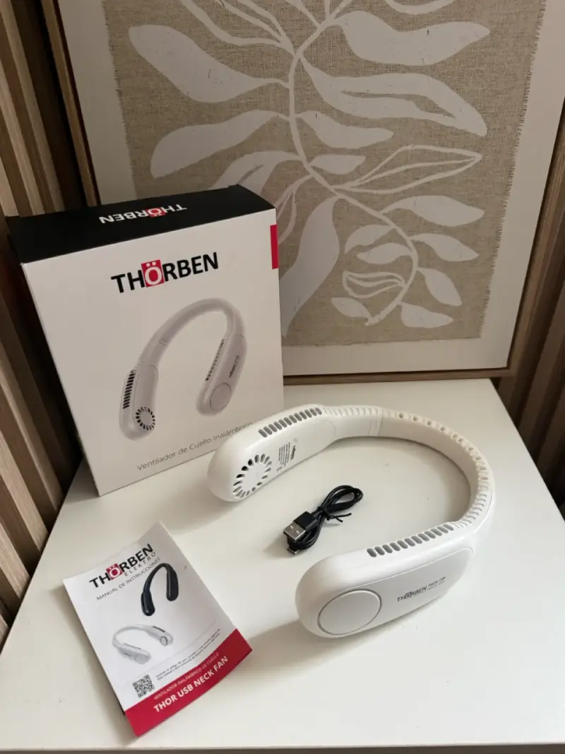 Ventilador de cuello Thorben blanco - 1