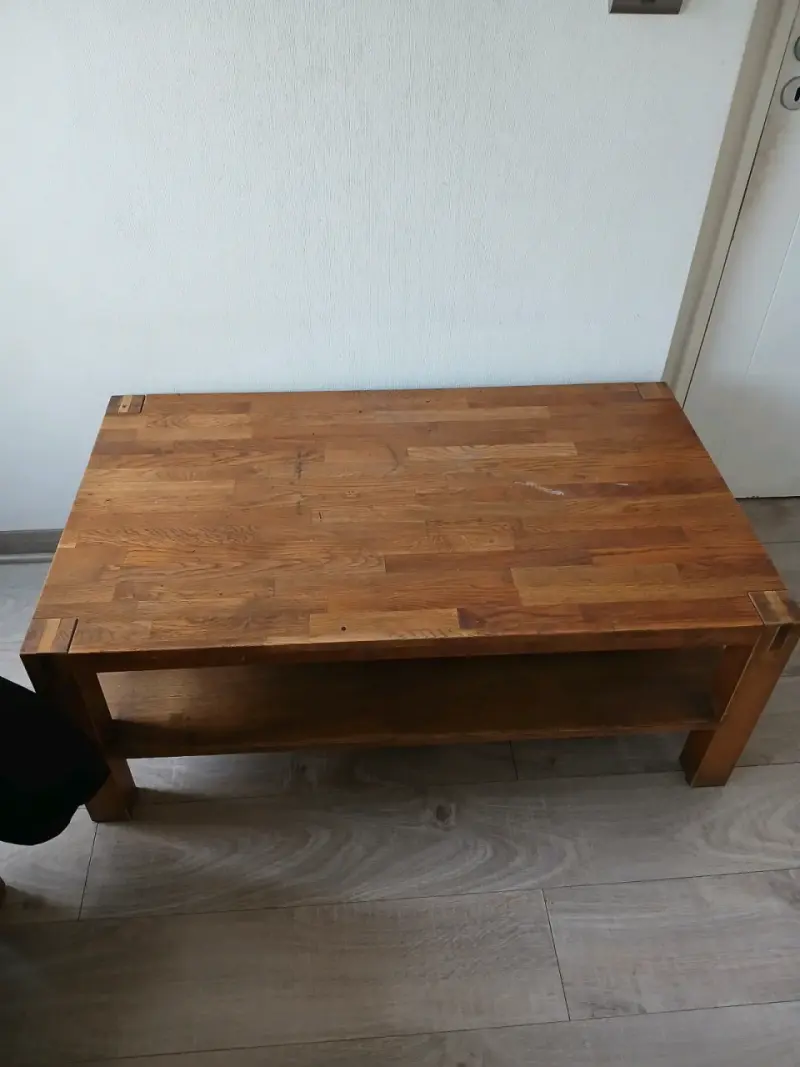 Mesa de centro madera sólida - 2