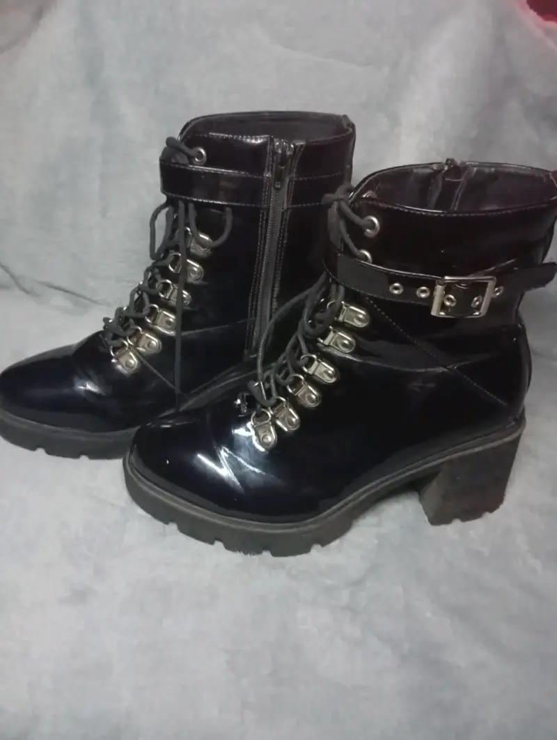 Botines negros brillantes - 2
