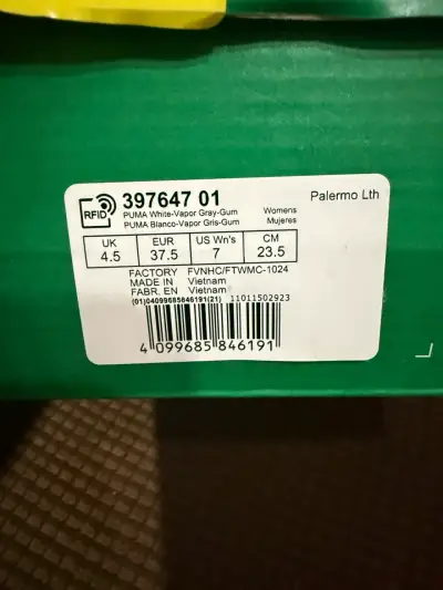 Zapatillas Puma Palermo blancas - miniatura 6