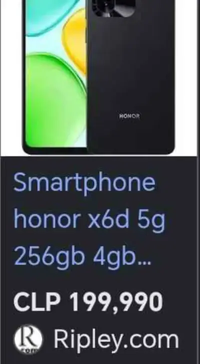 Smartphone Honor X6d 256GB. PRECIO CONVERSABLE. - miniatura 5