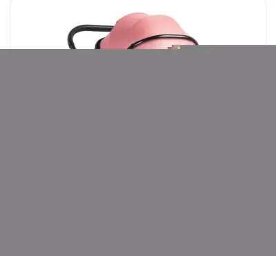 Coche de bebé rosa - miniatura 1