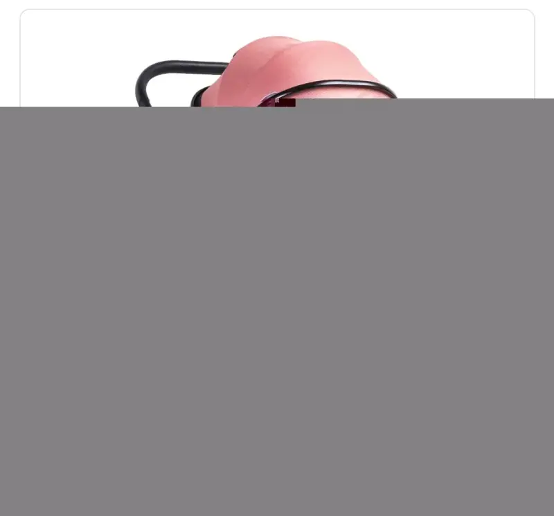 Coche de bebé rosa - 2