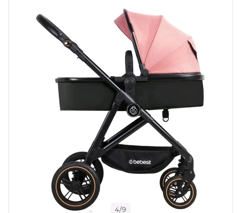 Coche de bebé rosa - 4